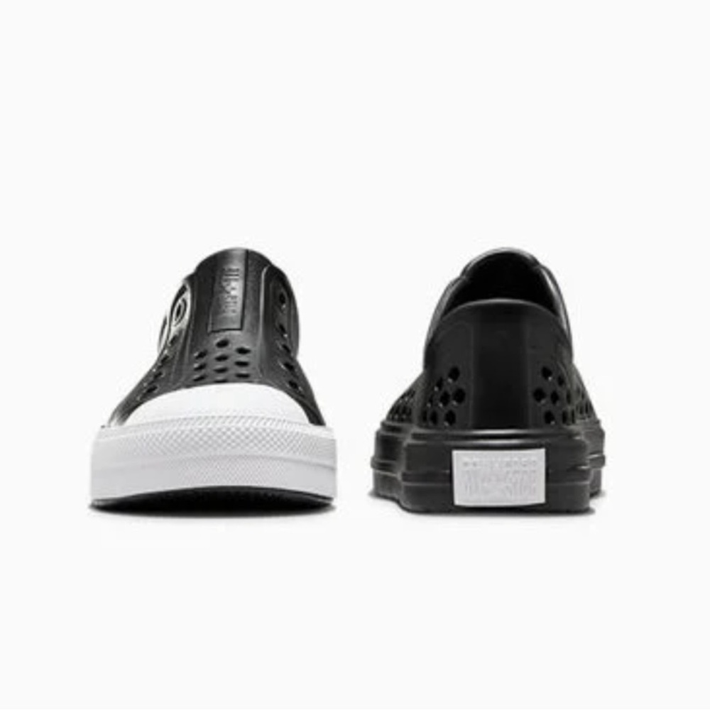 NWT Converse Chuck Taylor All Star Play Lite Black White Slip-On Rubber Sneakers - Picture 8 of 12